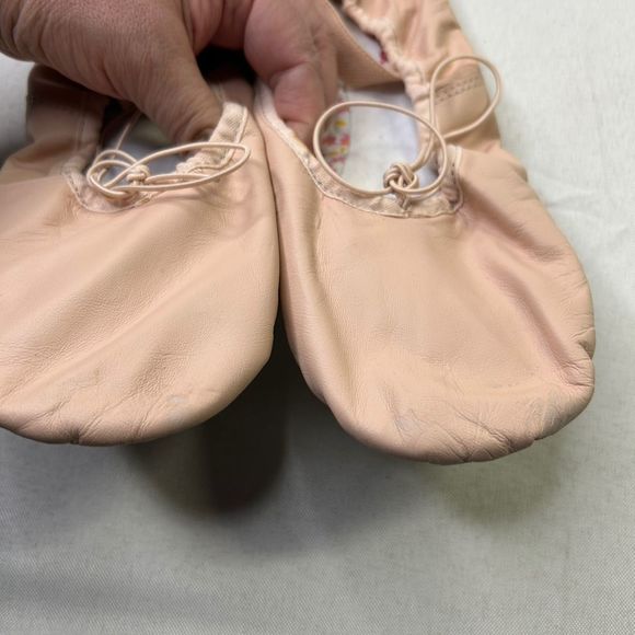Capezio Daisy Womens Pink Leather Ballet Flat Shoes Size 8.5 - Picture 4 of 5